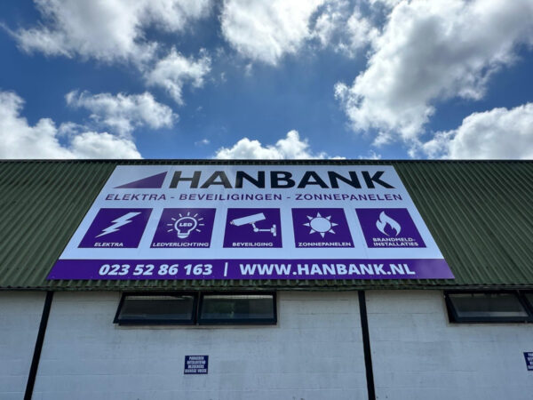 Hanbank reclamebord